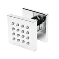 Alfi Brand Polished Chrome 2" Square Adjustable Shower Body Spray AB3820-PC